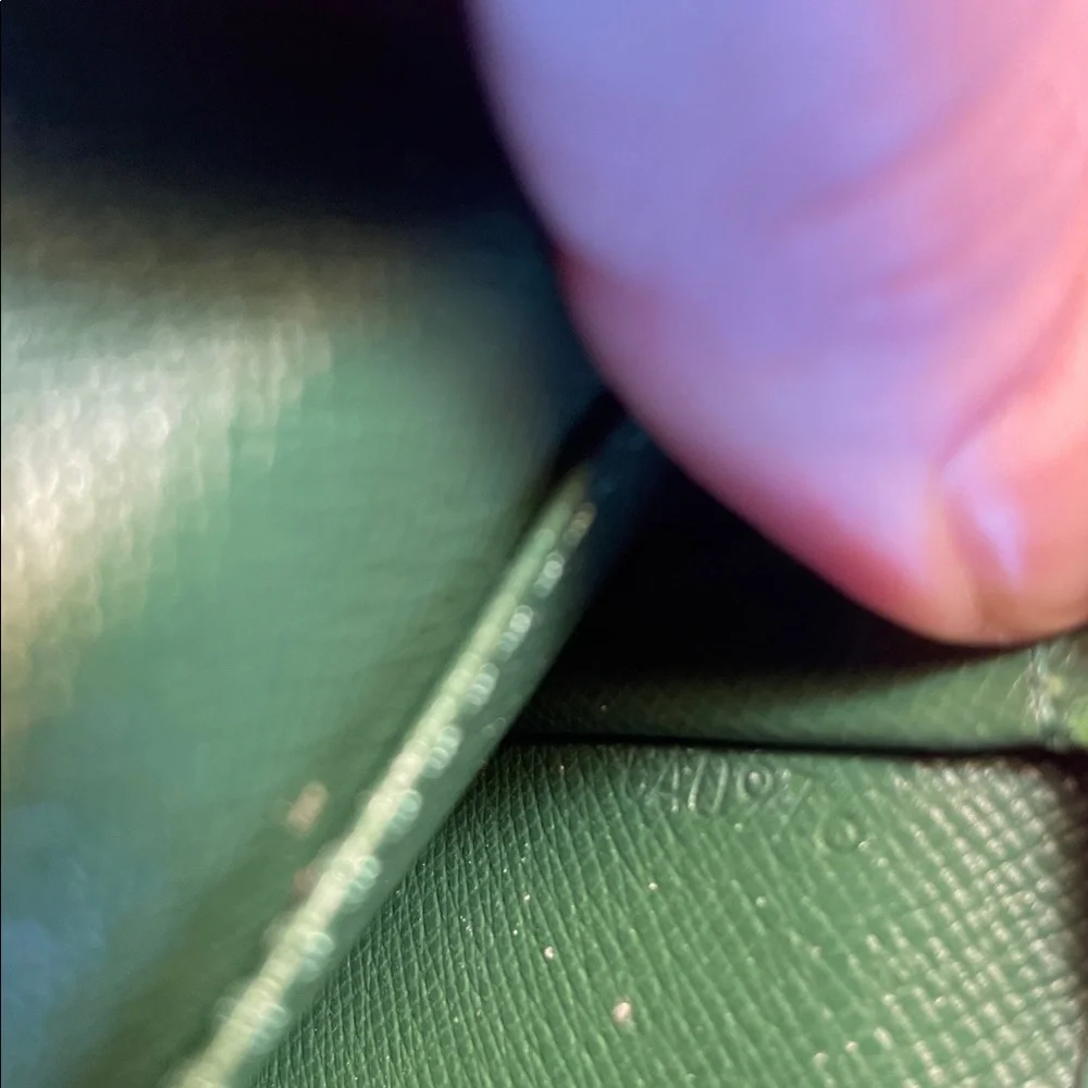 Louis Vuitton Green Epi Leather Long Wallet